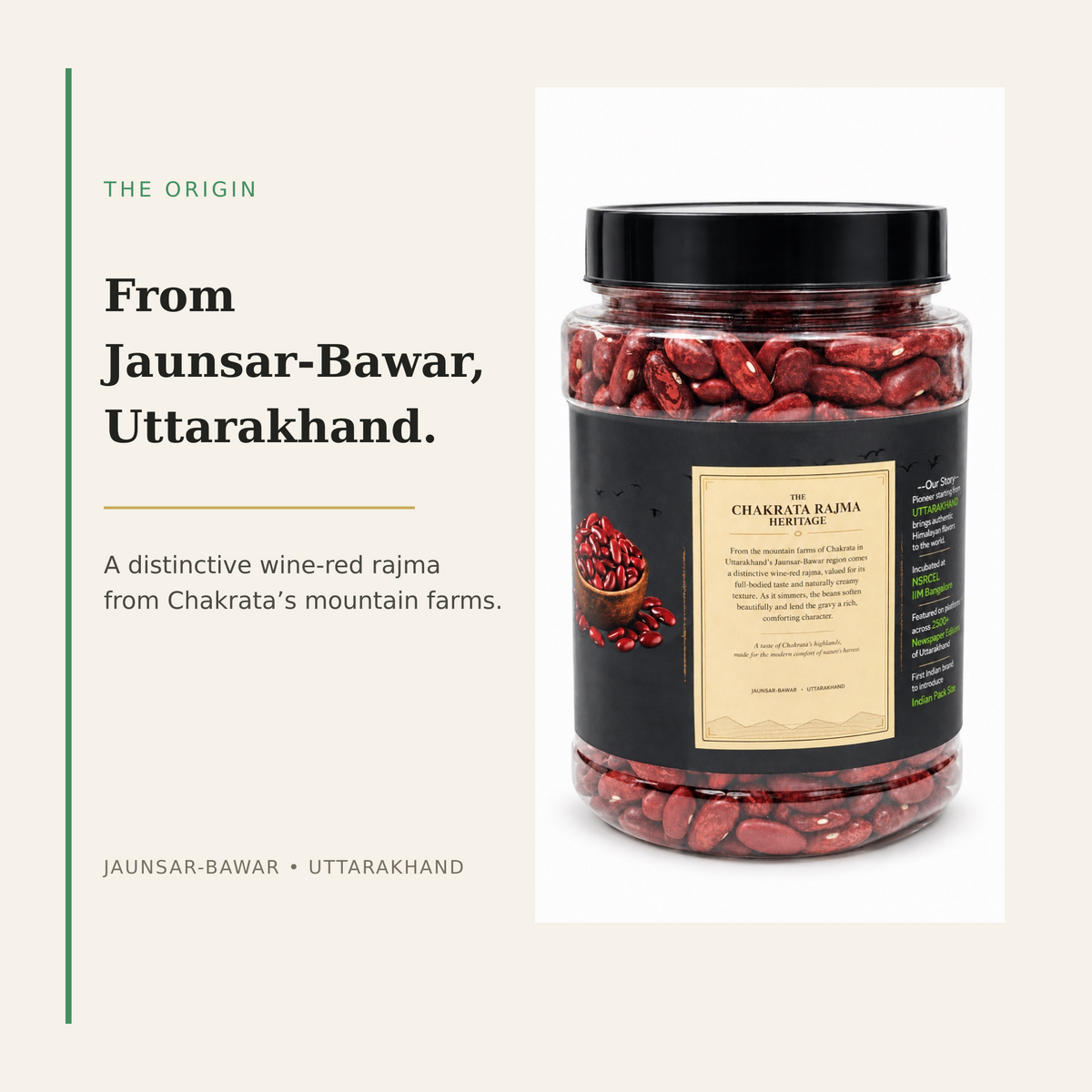Chakrata Rajma — Jaunsar-Bawar origin