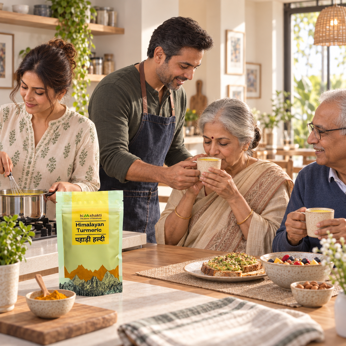 Himshakti Himalayan Turmeric (Pahadi Haldi) | 4.24% Curcumin | 70 g