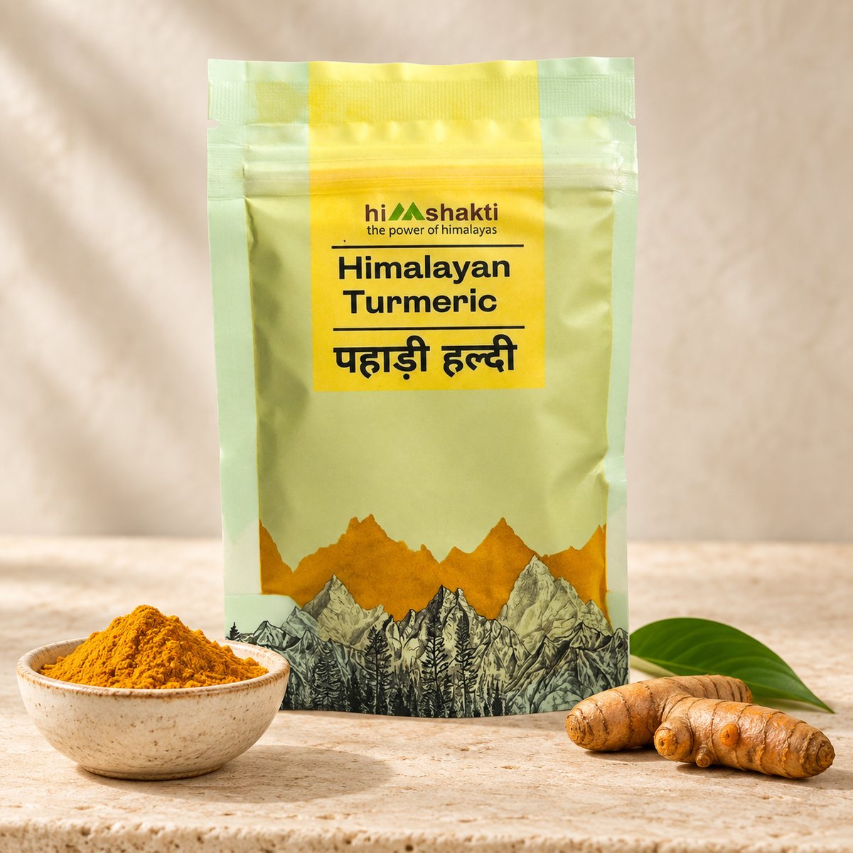 Himshakti Himalayan Turmeric (Pahadi Haldi) | 4.24% Curcumin | 70 g
