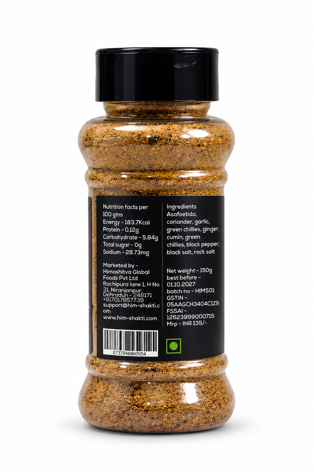 Himshakti Silbatta Salt  – Handcrafted Stone-Ground Himalayan Seasoning | 150g