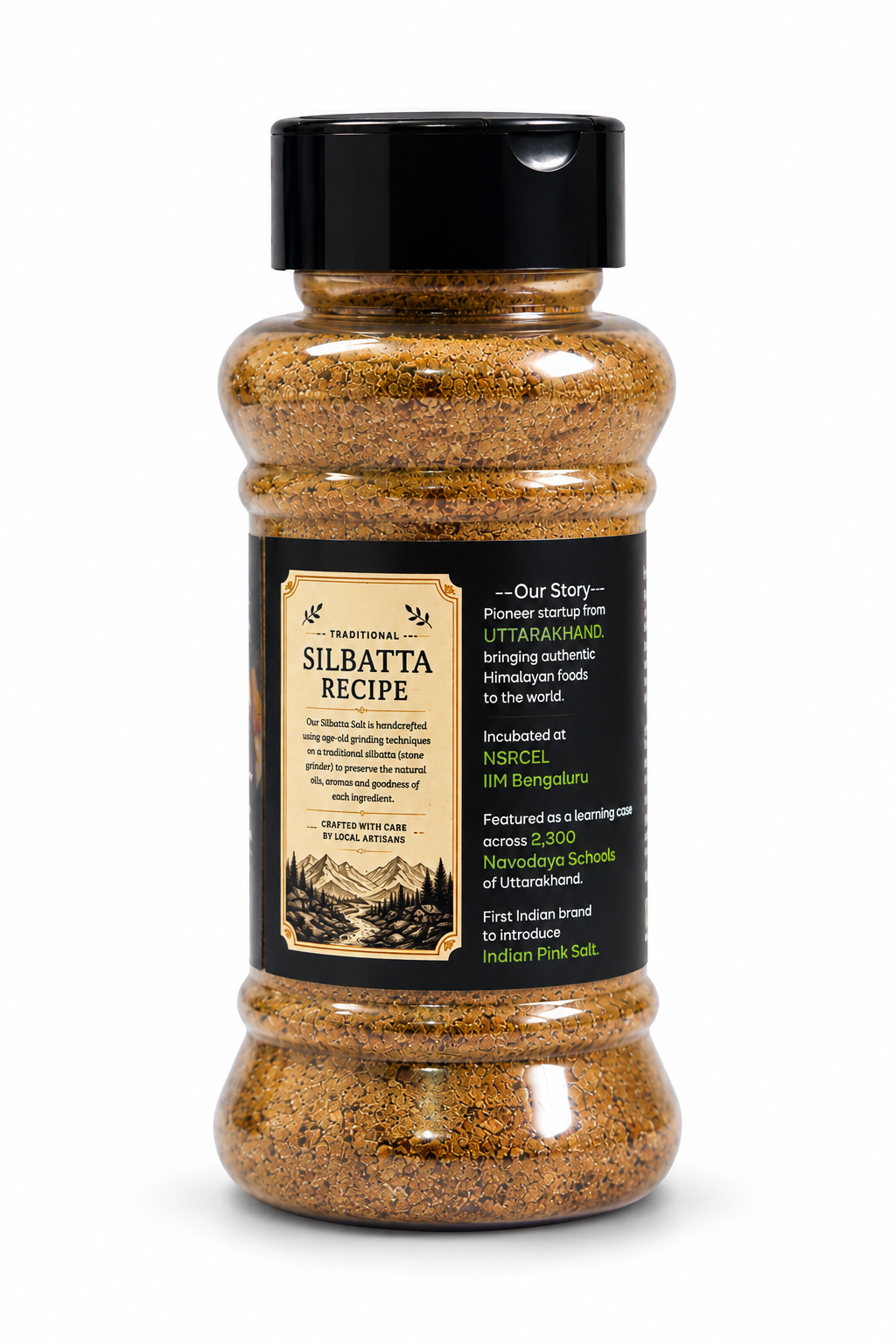 Himshakti Silbatta Salt  – Handcrafted Stone-Ground Himalayan Seasoning | 150g
