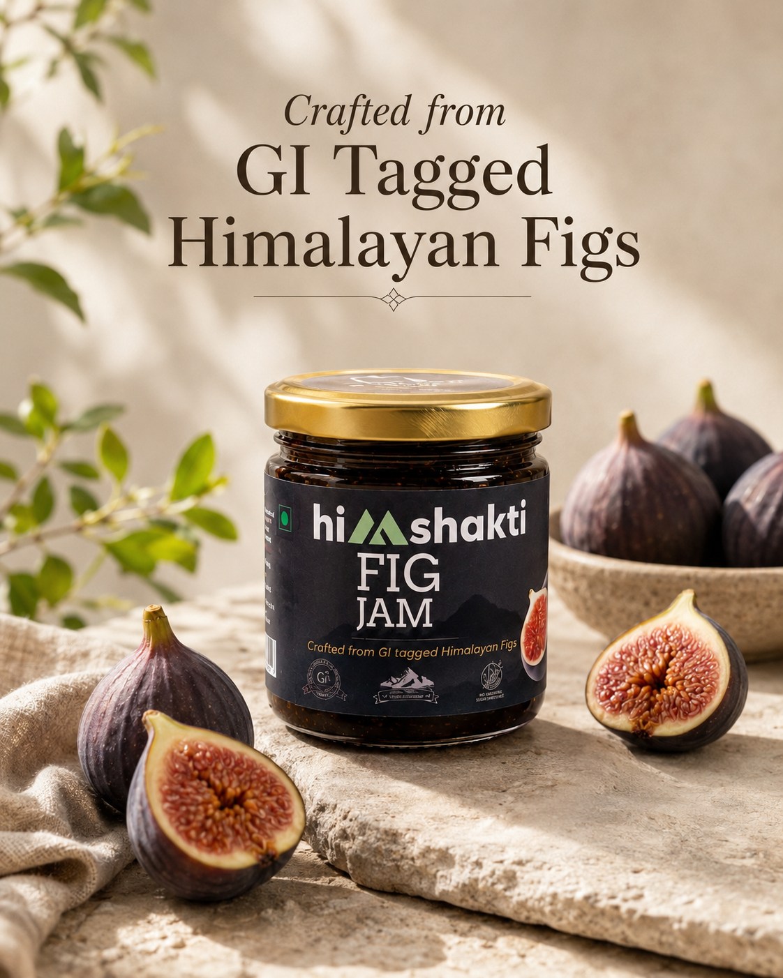 Himshakti Himalayan Fig Jam – GI-Tagged Figs, Sweetened with Jaggery