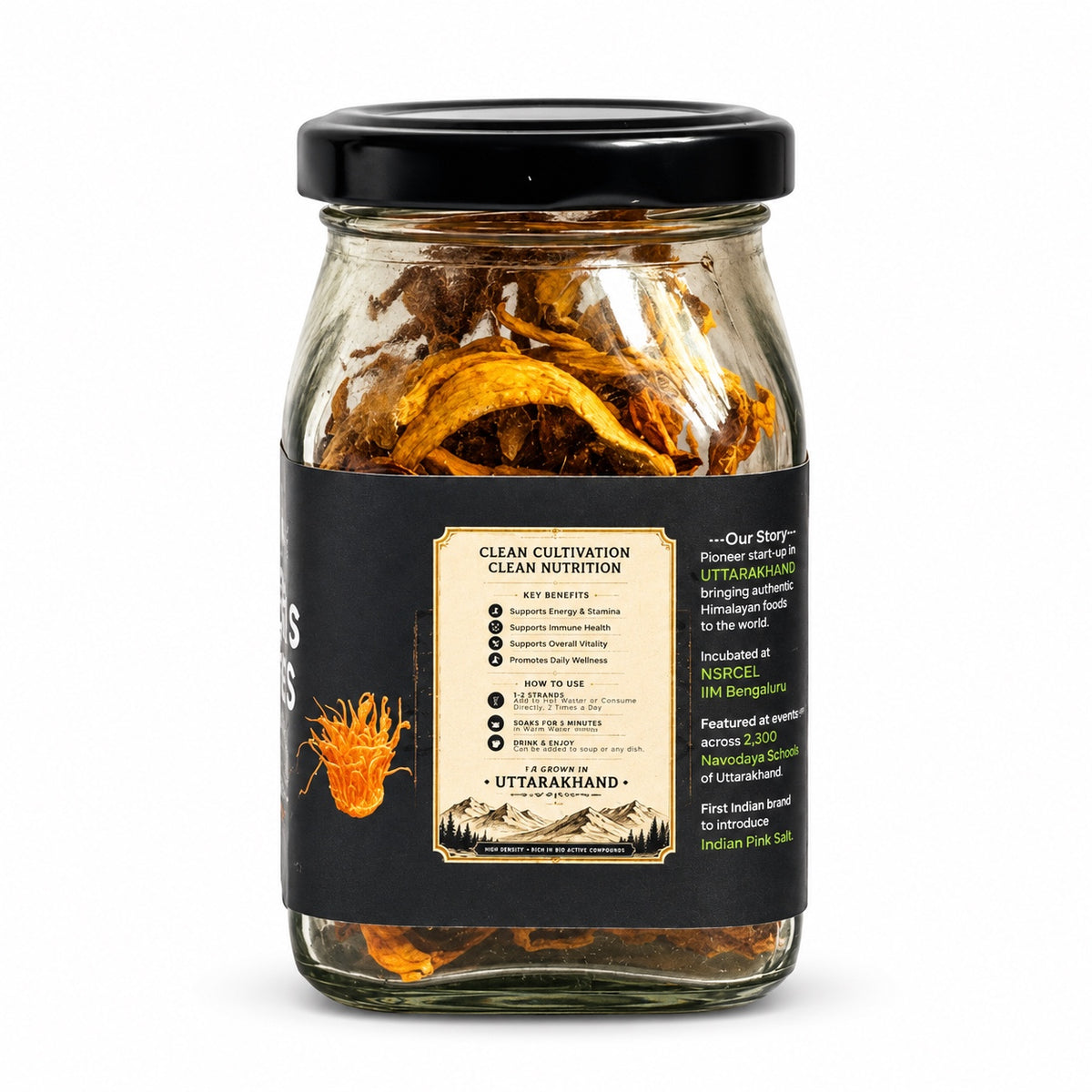 Himshakti Cordyceps Militaris 25 g back pack