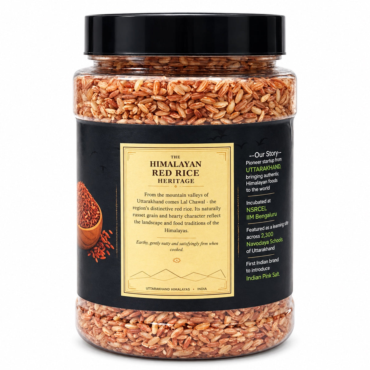 Himshakti Himalayan Red Rice 500 g heritage back pack