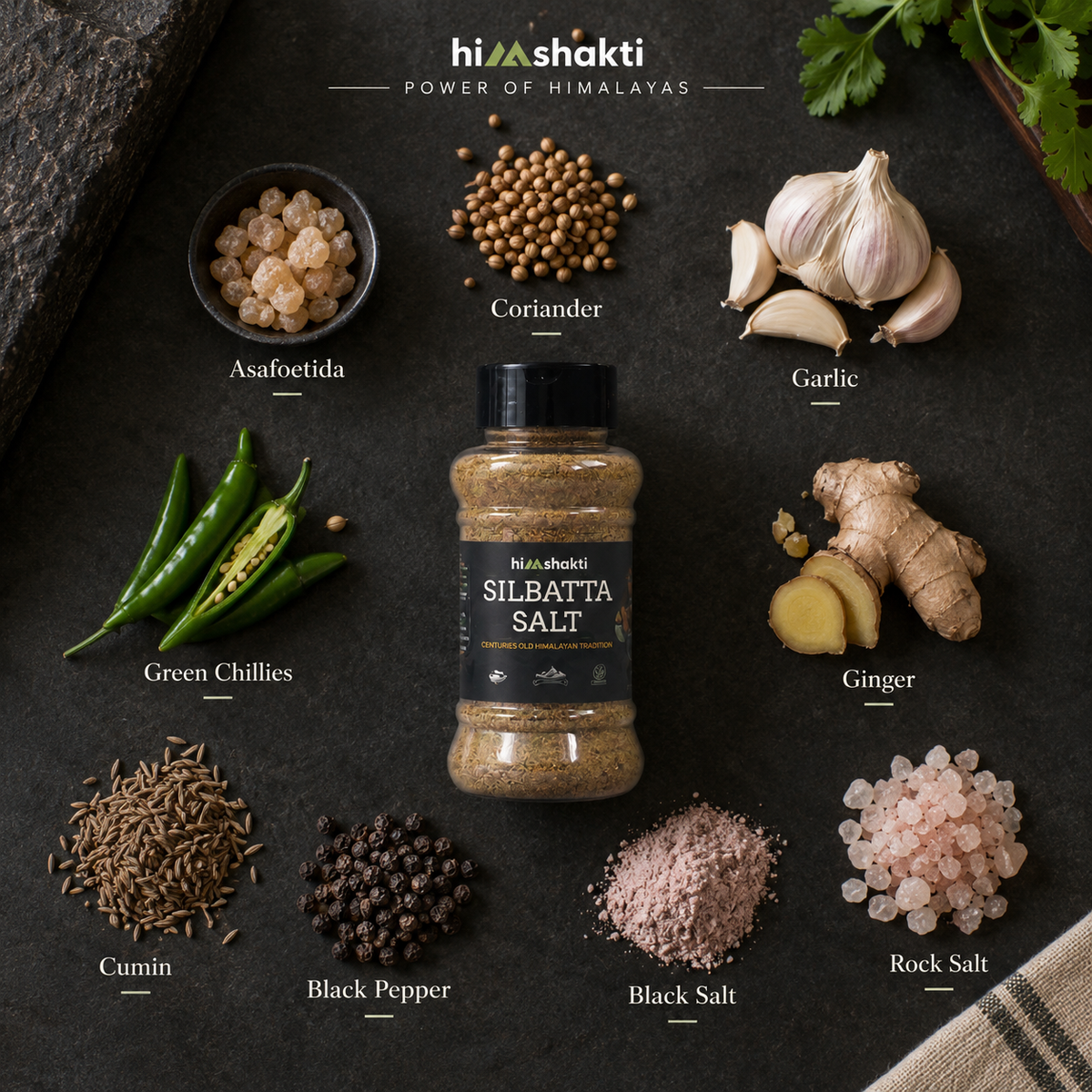 Himshakti Silbatta Salt  – Handcrafted Stone-Ground Himalayan Seasoning | 150g